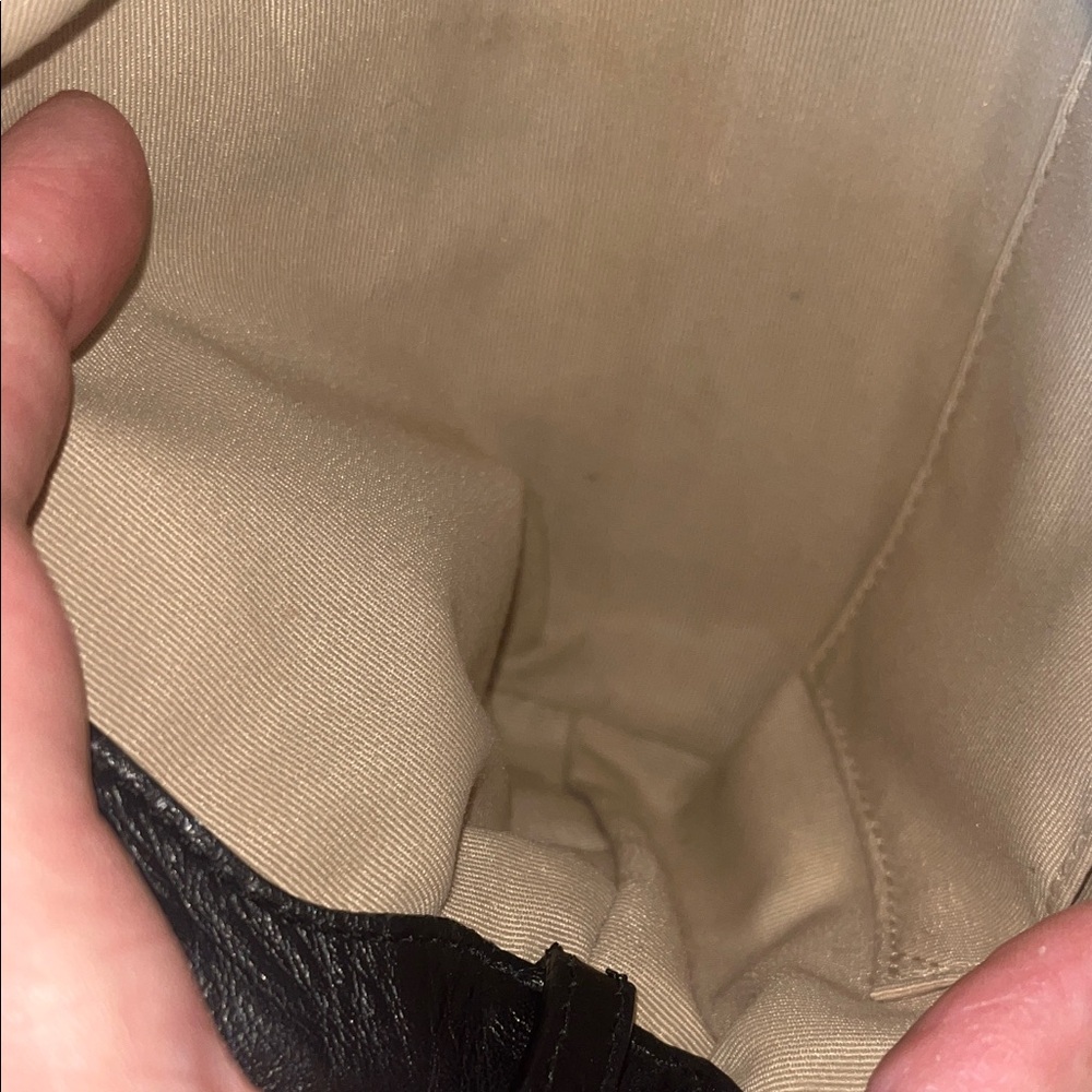 Vintage Black Coach Mini Turnlock Bag Canvas and leather with gold detail - Picture 11 of 16